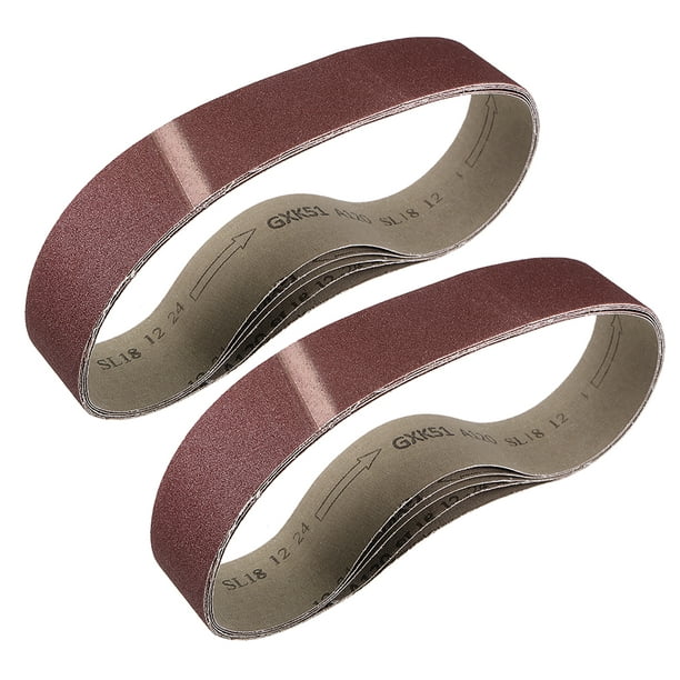 10pcs 2"x72" Sanding Belts 120 Grit Premium Zirconia